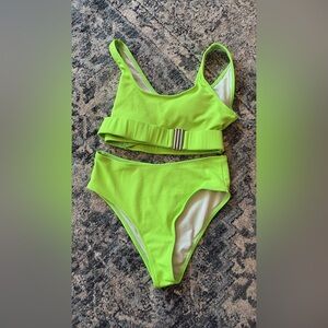SHEIN Neon Green Bikini Set